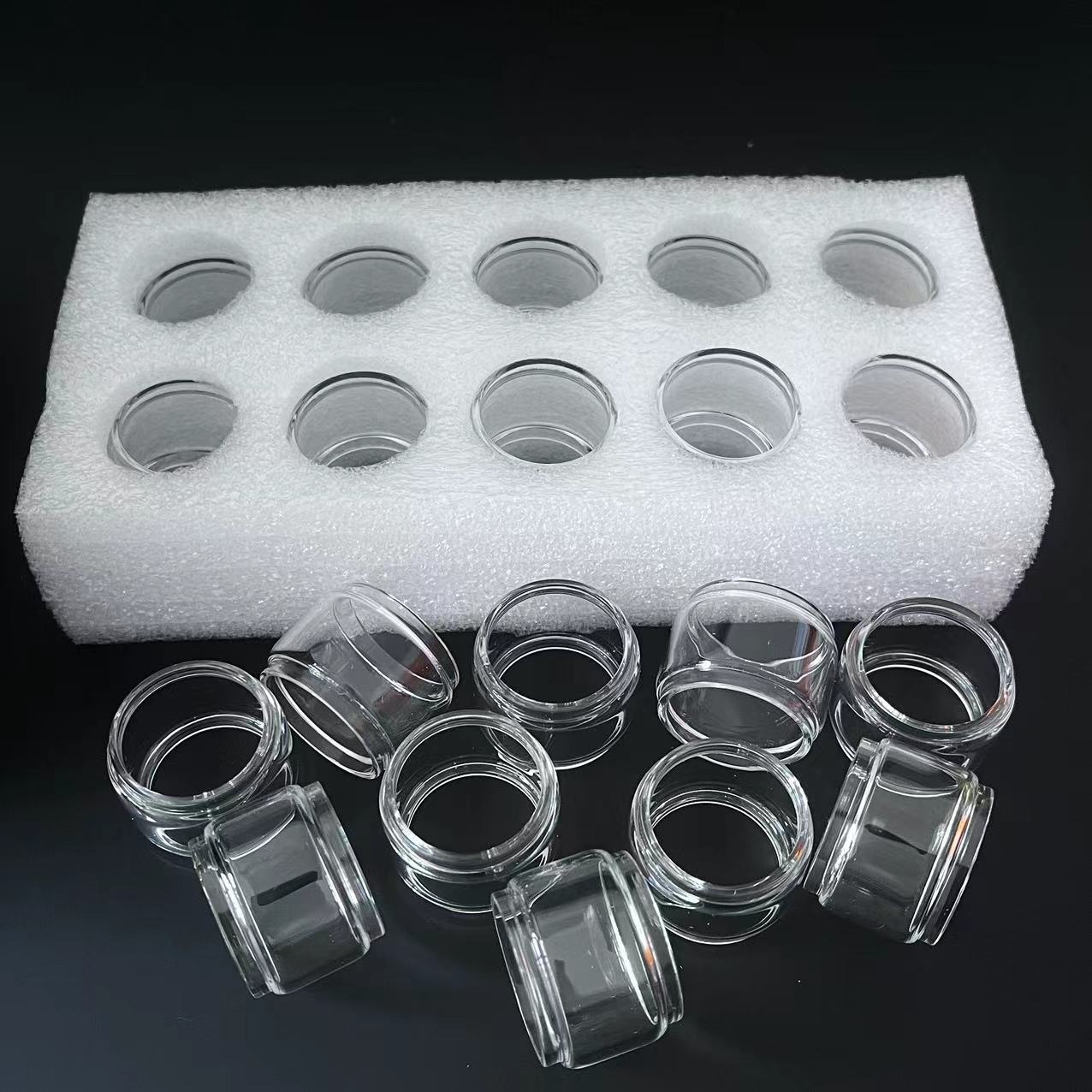 10PCS Bubble Fat Straight Normal Replacement Glass Tube For Zeus X 4.5ml / Zeus Dual / Zeus Sub Ohm /Zeus X Mesh Tank
