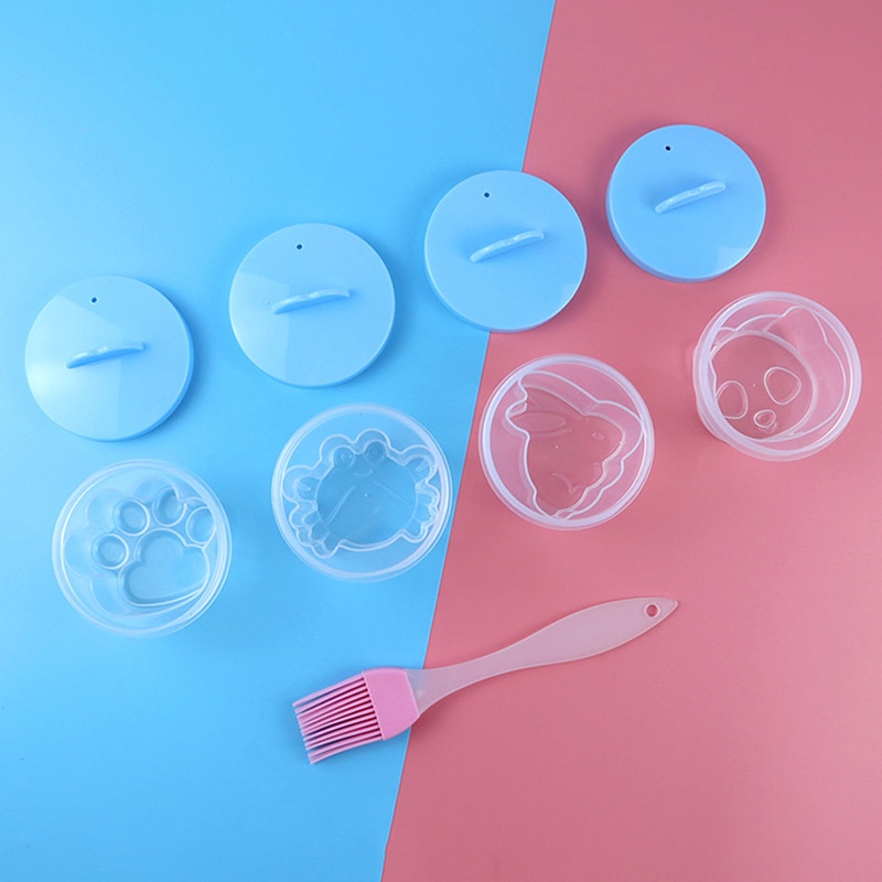Plastic Egg Poachers Multifunction Moulds Steam Egg Molds Pudding Dessert Mould Baking Tools Egg Poacher Ice Cube Mold
