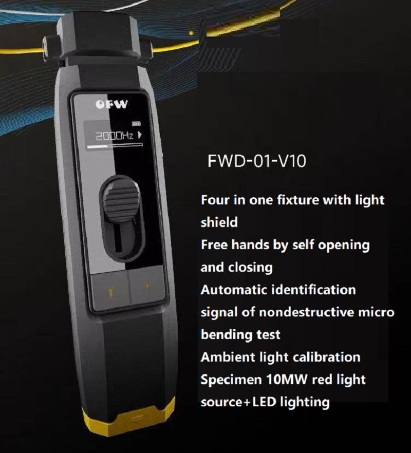 OFW Optical Fiber Identifier Live Fiber Identifier Live Fiber Detector with Visual Fault Locator LED Light 700-1700nm SM MM