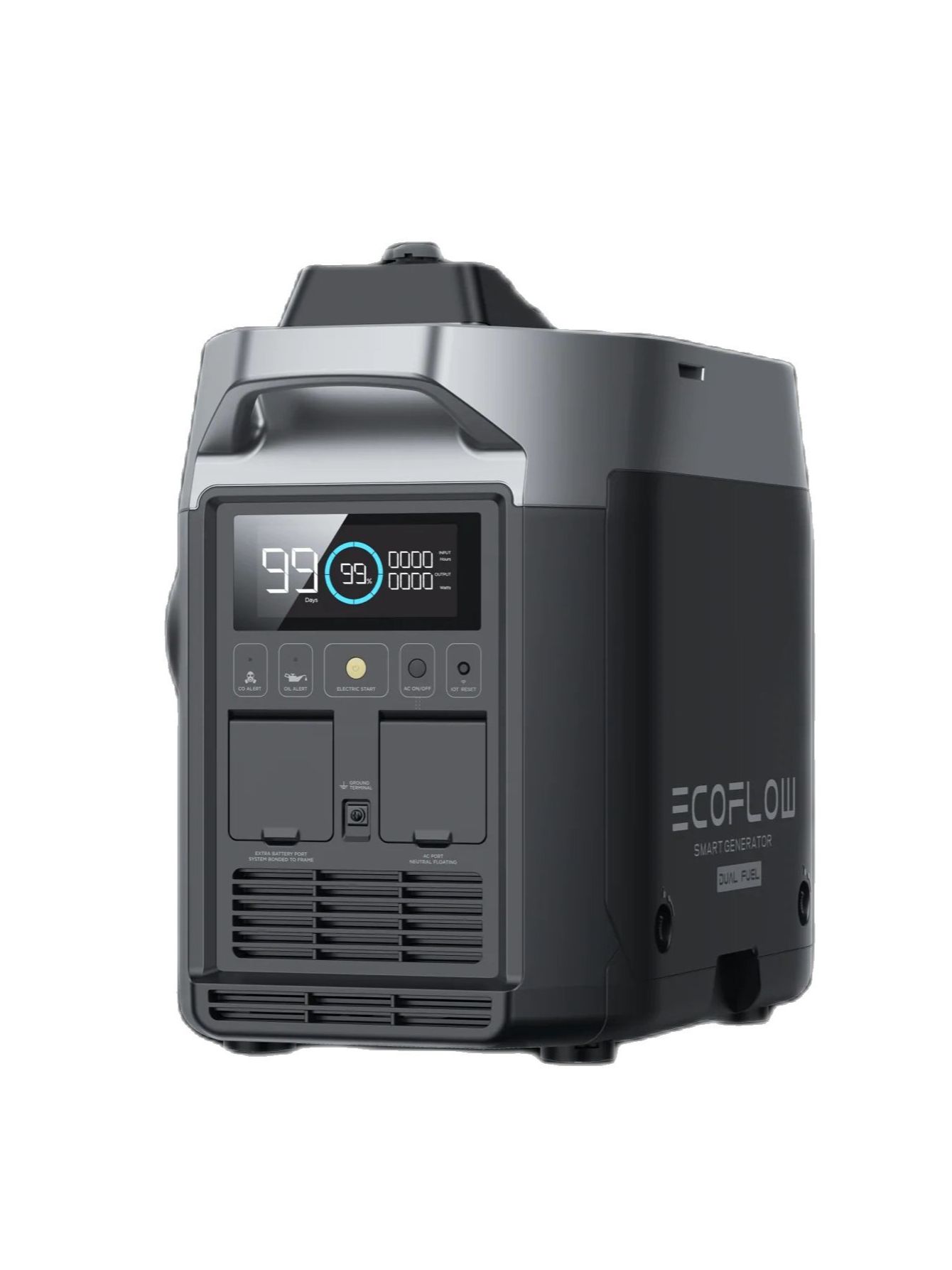 EcoFlow Dual Fuel Smart Generator with Both LPG & Gas Powered Support Smart Controls High Efficiency Easy Start