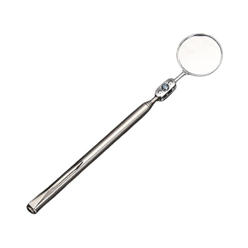 Universal Inspection Mirror Portable Rotatable Car Telescopic Detection Len Inspection Round Mirror Tool