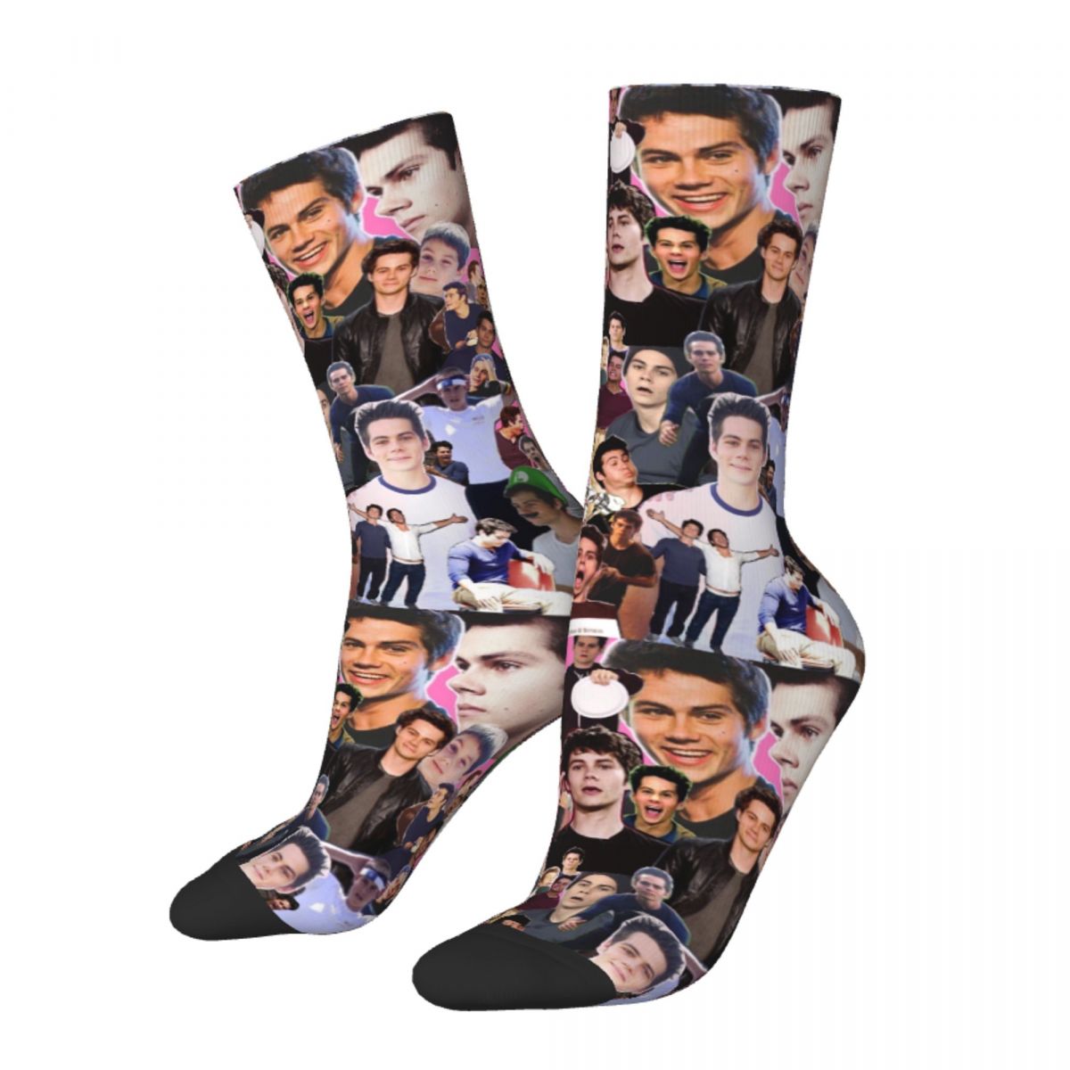 Casual Dylan O'brien Socks Merchandise Merch OBrien Pitcture Crew Socks Super Soft Unisex Stockings
