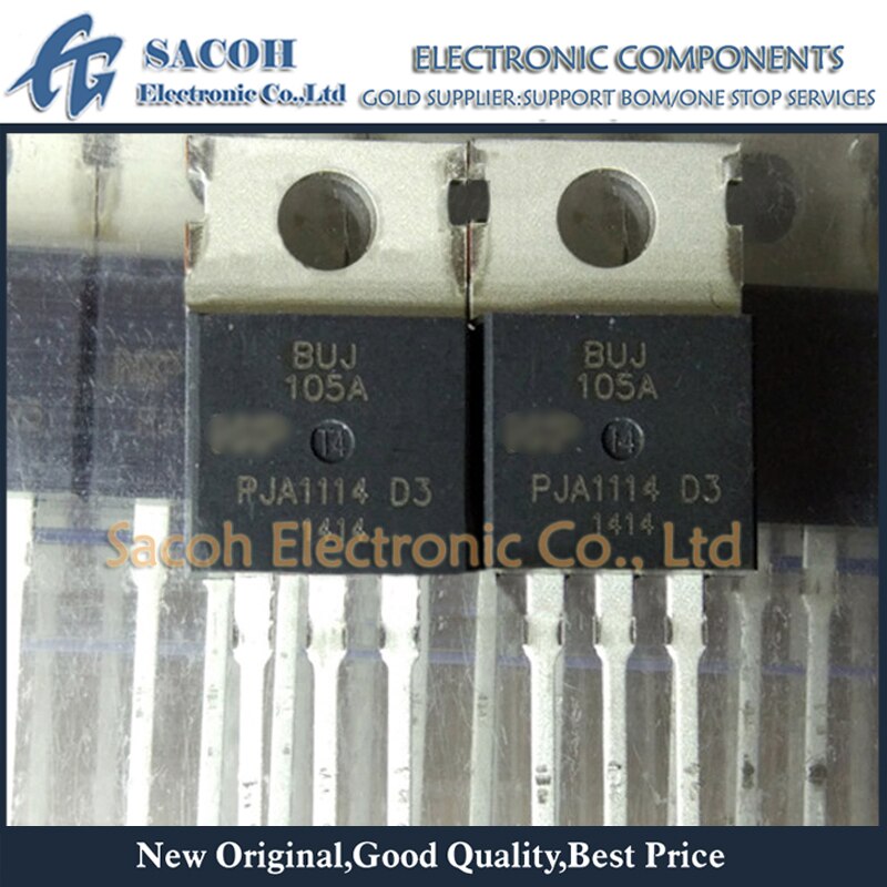New Original 10Pcs BUJ105A BUJ105AX BUJ105AB BUJ105AD TO-220 8A 700V Silicon Diffused Power Transistor