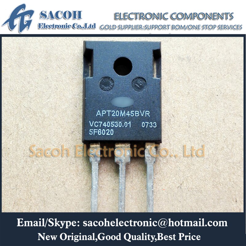 New Original 10PCS/Lot APT20M45BVR APT20M45BVRG or APT20M45BVFR APT20M45BVFRG or APT20M45BNR APT20M40BVRG TO-247 56A 200V MOSFET