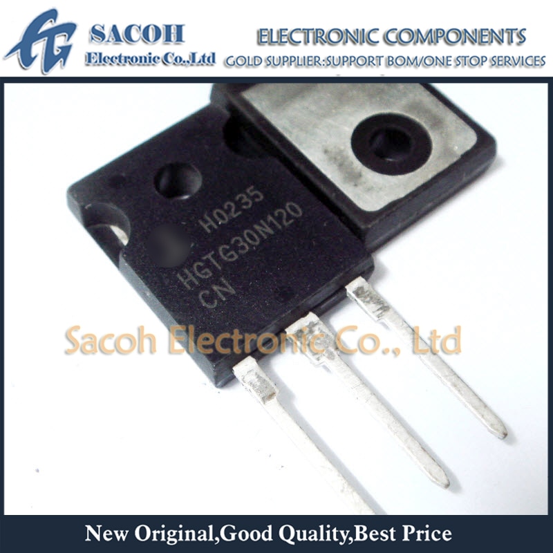 New Original 10PCS/Lot HGTG30N120CN G30N120CN or HGTG30N120CND 30N120CND HGTG30N120D2 G30N120D2 TO-247 75A 1200V IGBT