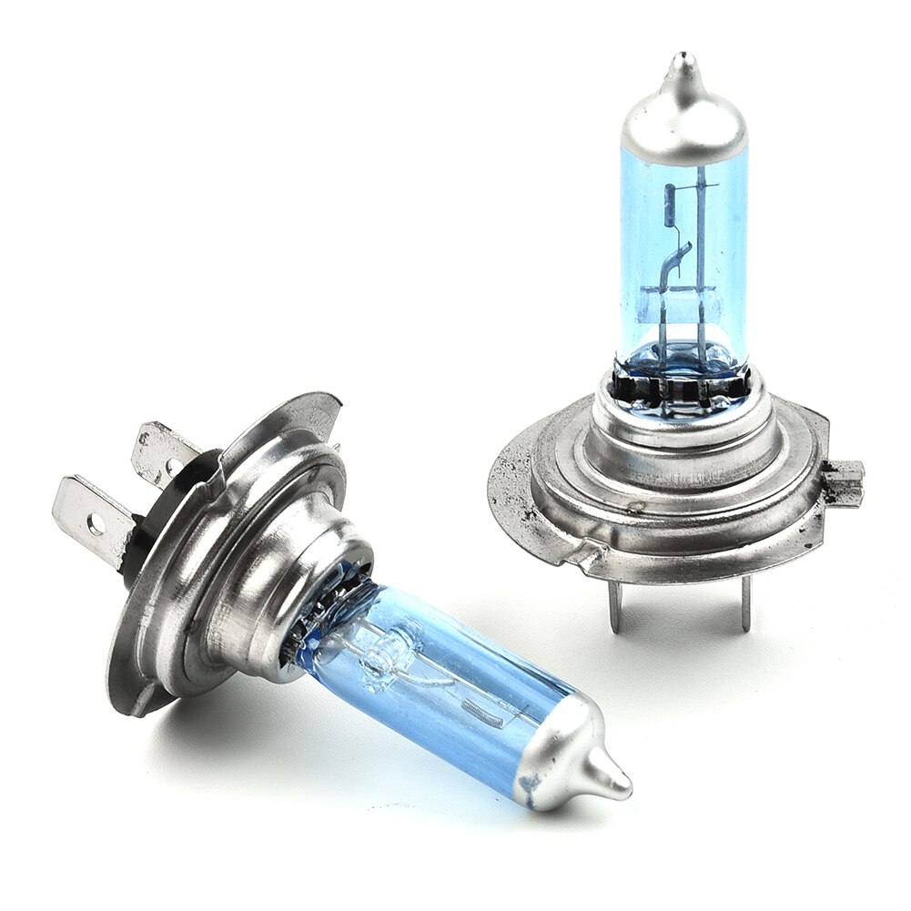 Ultra-white Car Headlight Bulb Bubbles Car DC 12V Light Quartz Glass Tube 100W 10PCS 1500LM 6000K Blue Durable