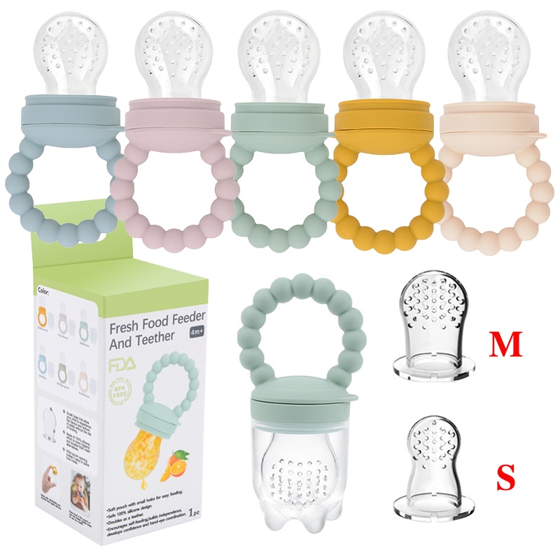Fresh Fruit Pacifier Baby Fruit Feeder Fruit Food Feeding Baby Food Container Pacifier Bottles Baby Bottle Kid Fruit Nipple Teat