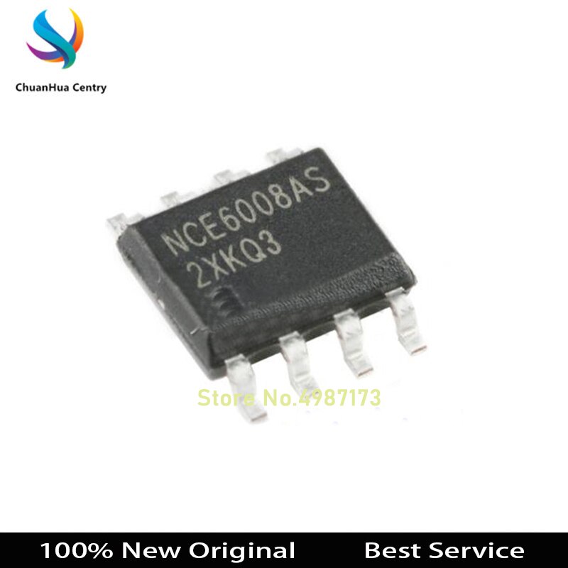 10 Pcs/Lot NCE6008AS SOP8 100% New Original In Stock