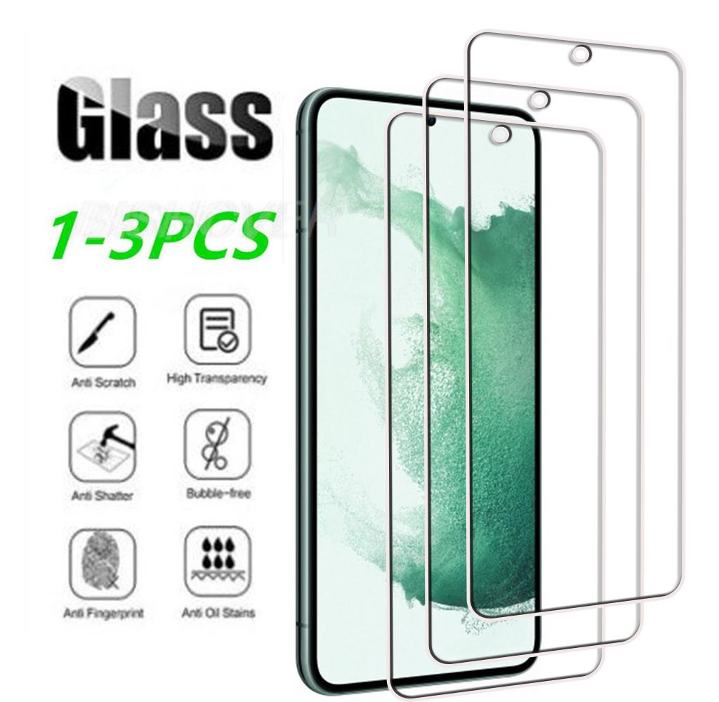 Tempered Glass Protective For Samsung Galaxy S22+ S22 Plus GalaxyS22 Screen Protector Smart Phone Cover Film