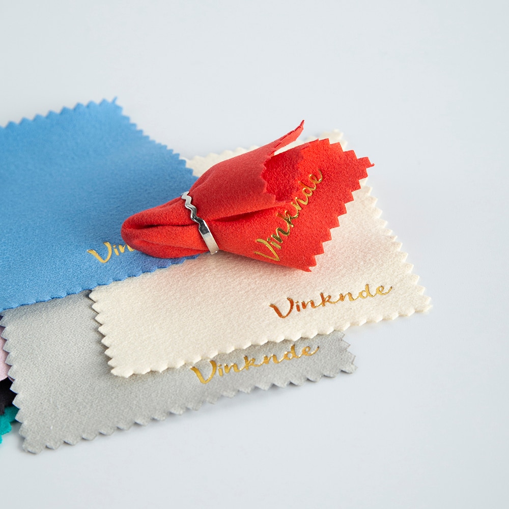 100-Pack Custom Logo 8x8cm Silver Polishing Cloth Jewelry Cleaning Anti Tarnish Reusable Soft Wiping Cloth Keep Jewelry Shining