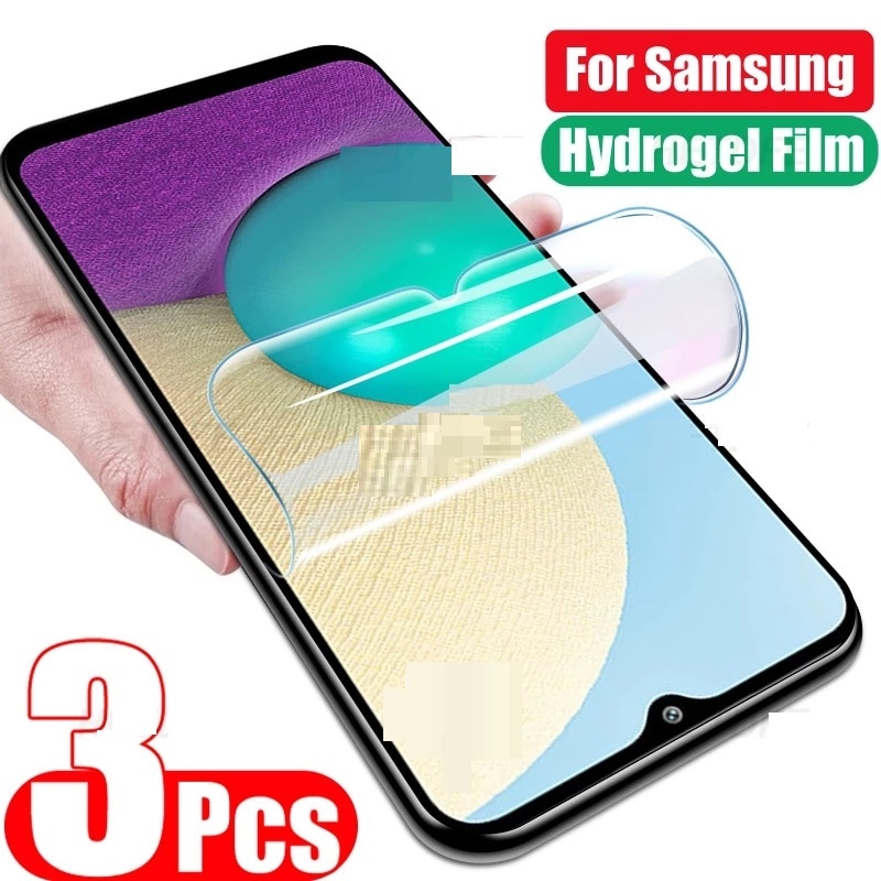 3Pcs Hydrogel Film For Samsung Galaxy A03 A13 A23 A33 A53 A73 M13 M23 M33 M53 Screen Protector M02 M12 M22 M32 M42 M52 M62 Film