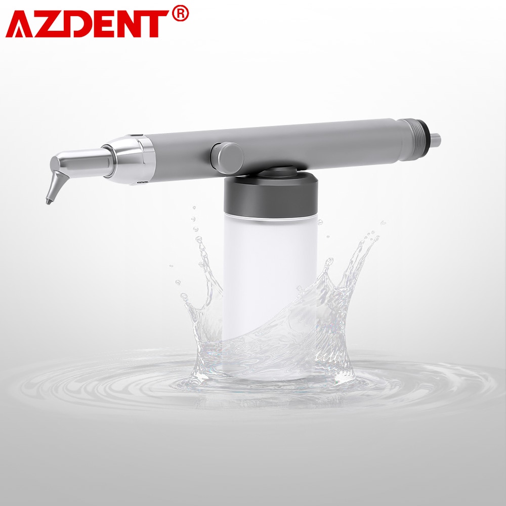 AZDENT Dental Aluminum Oxide Micro Blaster with Water Spray Microetcher Alumina Sandblasting Gun Air Polisher Dentist Equipment