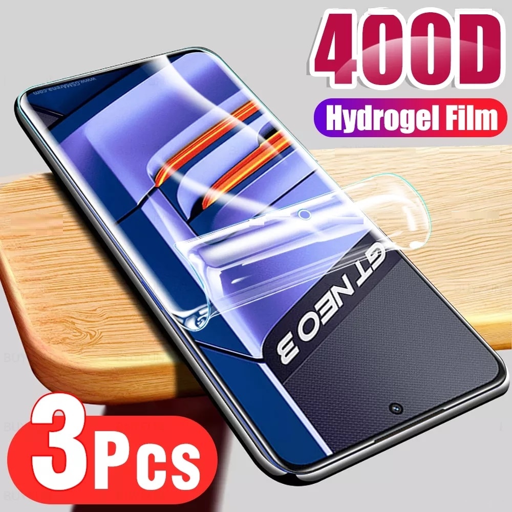 3Pcs Film for Realme C35 Hydrogel Film for Realme C35 C25Y C25 C25s C21Y C21 C20 C17 C15 C12 C11 Front Film Screen Protector