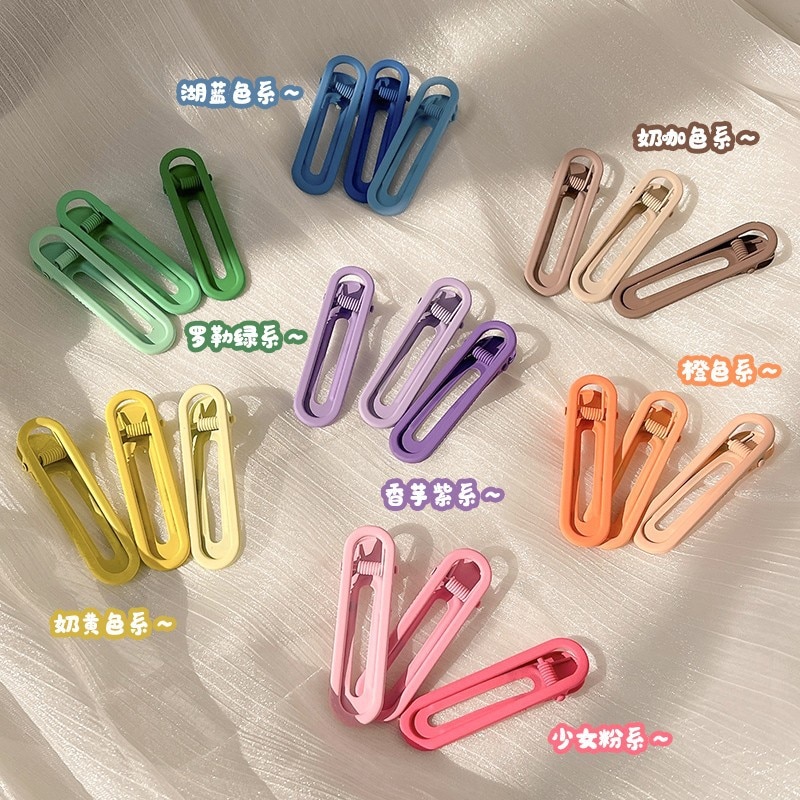 3Pcs/Lot Women Girls Cute Colorful Hairpins Sweet Hair Clips Barrettes Slid Clip Fashion Hair Accessories