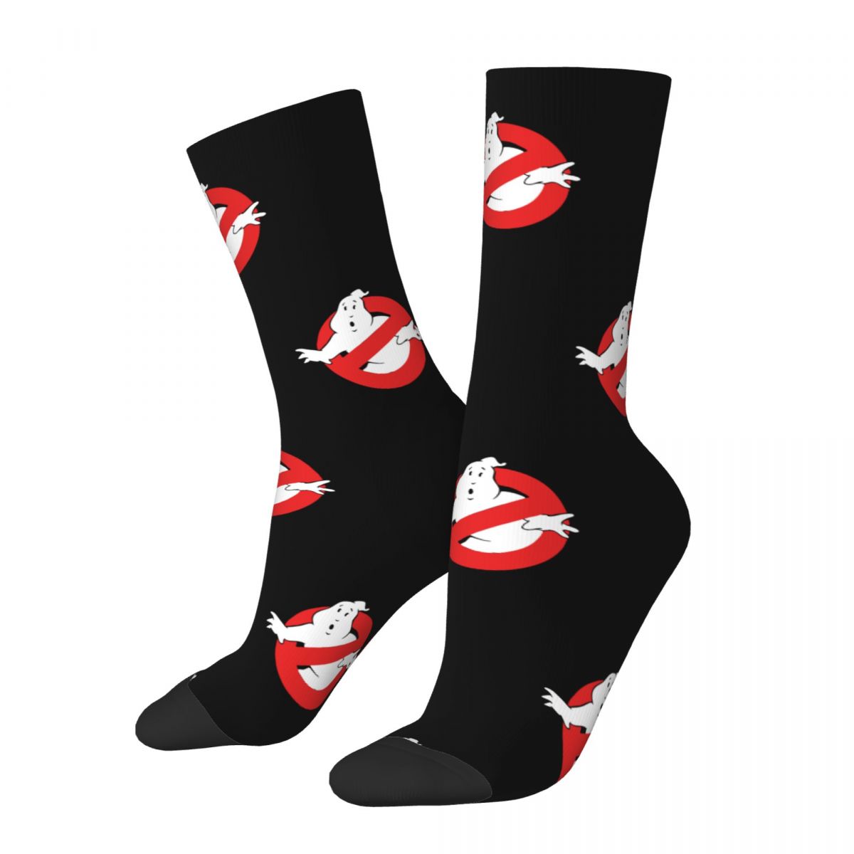 Autumn Winter Casual Women Men Ghostbusters Logo Socks Sweat Absorbing Sports Socks