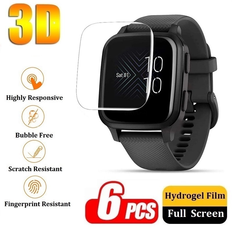 Protective Film on Garmin Venu SQ2 SQ Screen Protector for Garmin Venu SQ2 SQ (Not Glass) Hydrogel Film Foil