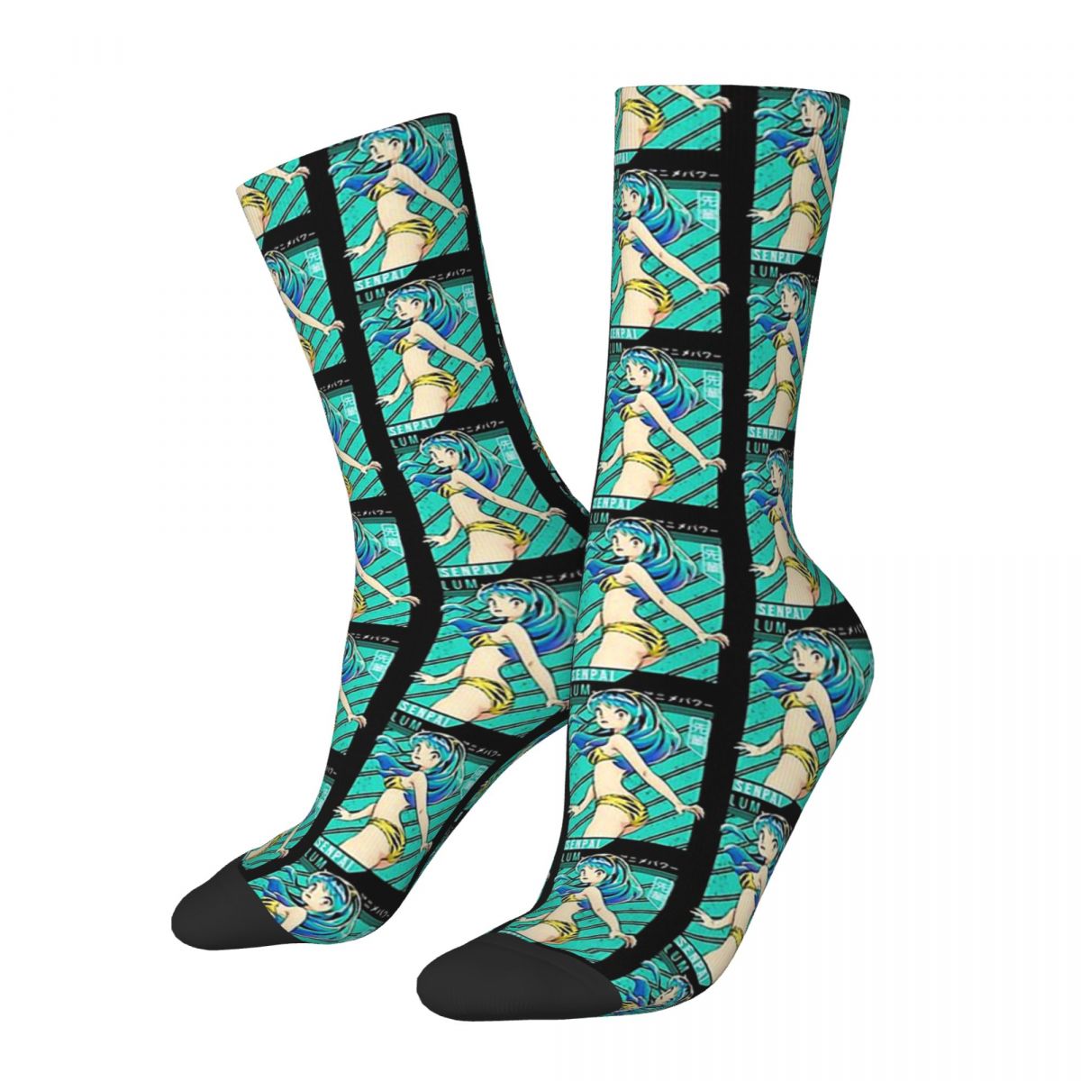 The Sexy Girl Urusei Yatsura Lucky Star Kid Socks Male Mens Women Spring Stockings Polyester