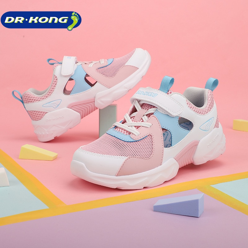 Dr Kong Kids Girls Shoes Summer Color Matching Breathable Sneakers