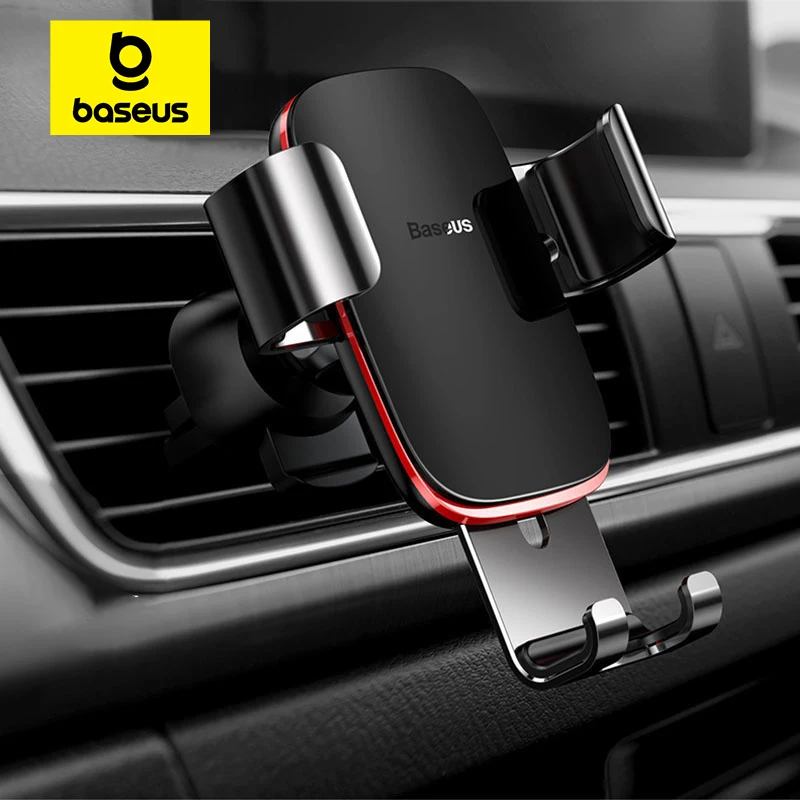 Baseus Gravity Car Phone Holder Air Vent Universal for iPhone Redmi Note 7 Smartphone Car Support