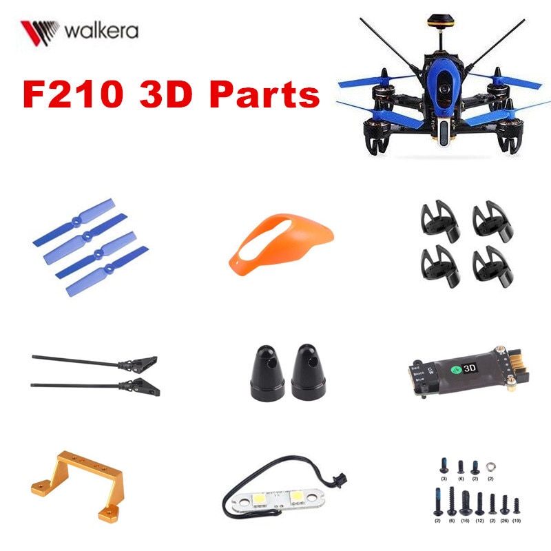 Walkera F210 3D RC Racing Drone Spare Parts Blade Motor ESC Landing Camera Power Board Flight Controller etc