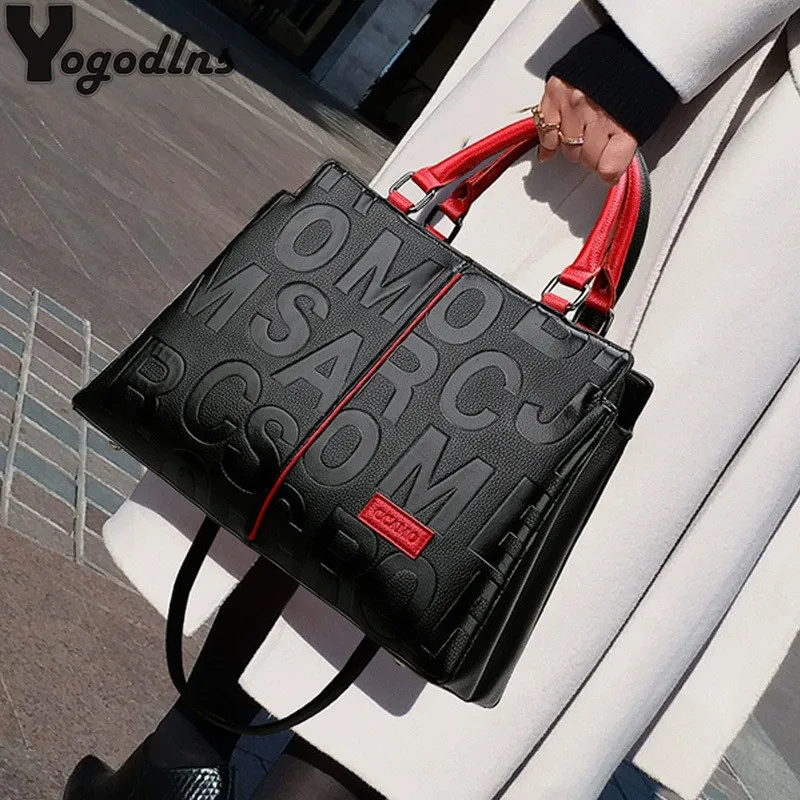 PU Leather Casual Crossbody Bags for Women Ladies Luxury Designer Tote Handbag Female Large Capacity
