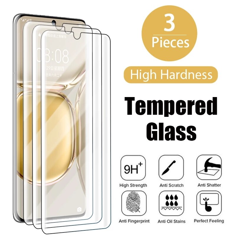 3PCS Glass For Huawei Honor 50 SE 30 20 Lite 30i 20i 10i 20E Tempered Glass For Honor 10 9 Lite V30 V20 V10 Screen Protector