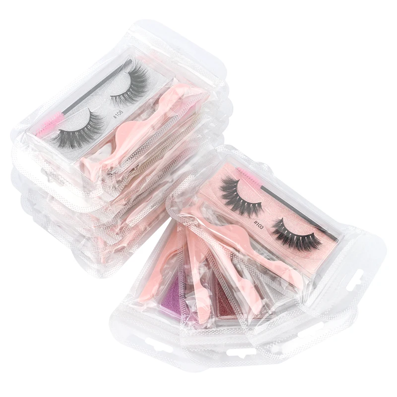 YSDO Lashes Wholesale 10 Pairs Fluffy Volume 3d Mink Eyelashes Makeup Natural Long Mink False Lashes