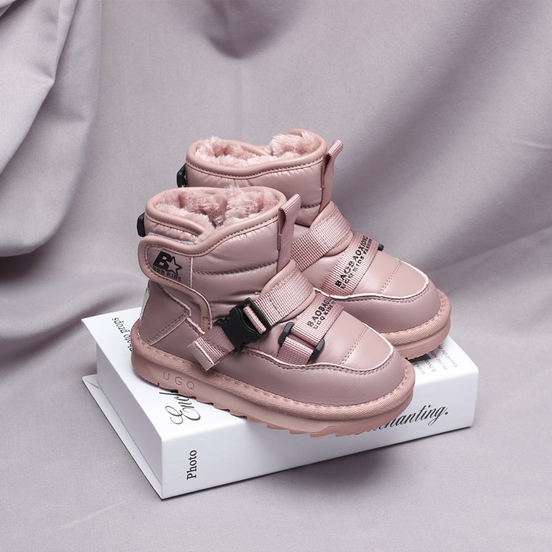 Winter Girls' Shoes Kids Chelsea Ankle Boots Childrens Toddler Boys Cowboy Low Rubber Platform Designer Warm Cashmere Snow 