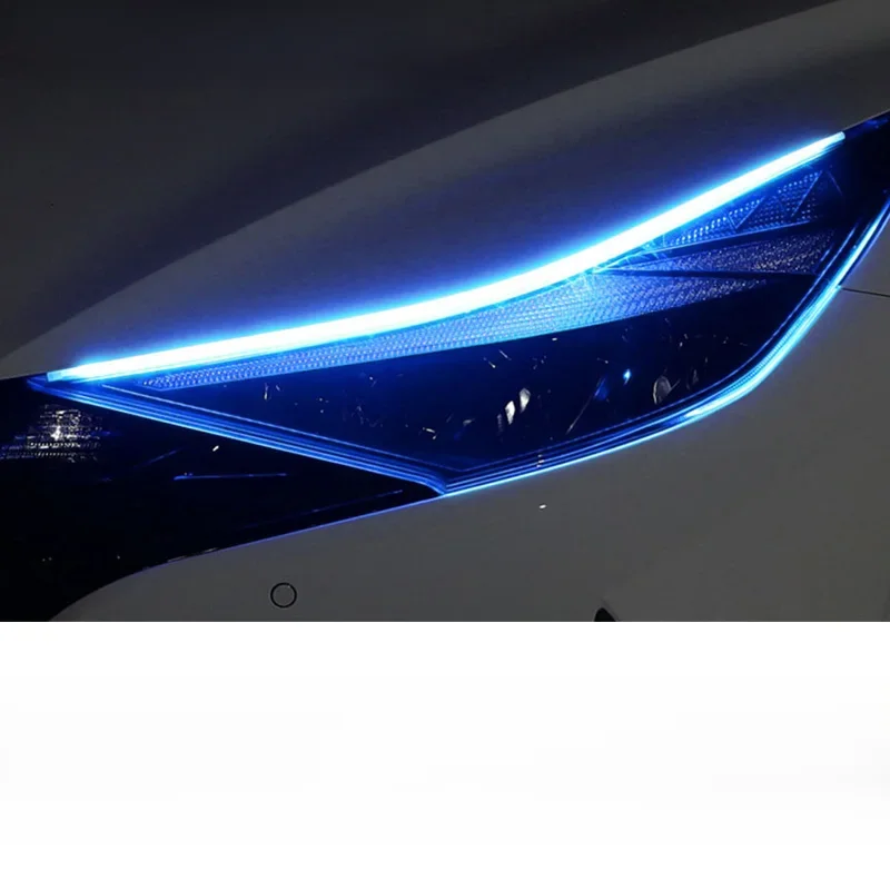 12V Led Light Bar Car DRL Daytime Running Light Strips Flexible LED Auto Highlight Decorative Lamp