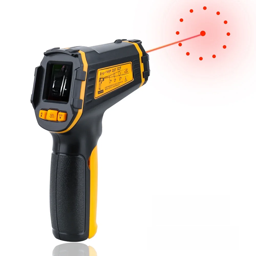 Digital Infrared Thermometer Laser Temperature Meter Non-contact Pyrometer Imager Hygrometer IR