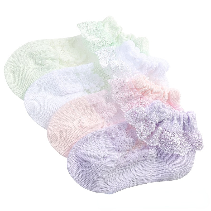 2023 Children Lace Stockings Summer Thin Kids Lace Stockings Lace Princess Socks Baby Girls Stockings Summer Newborn Socks
