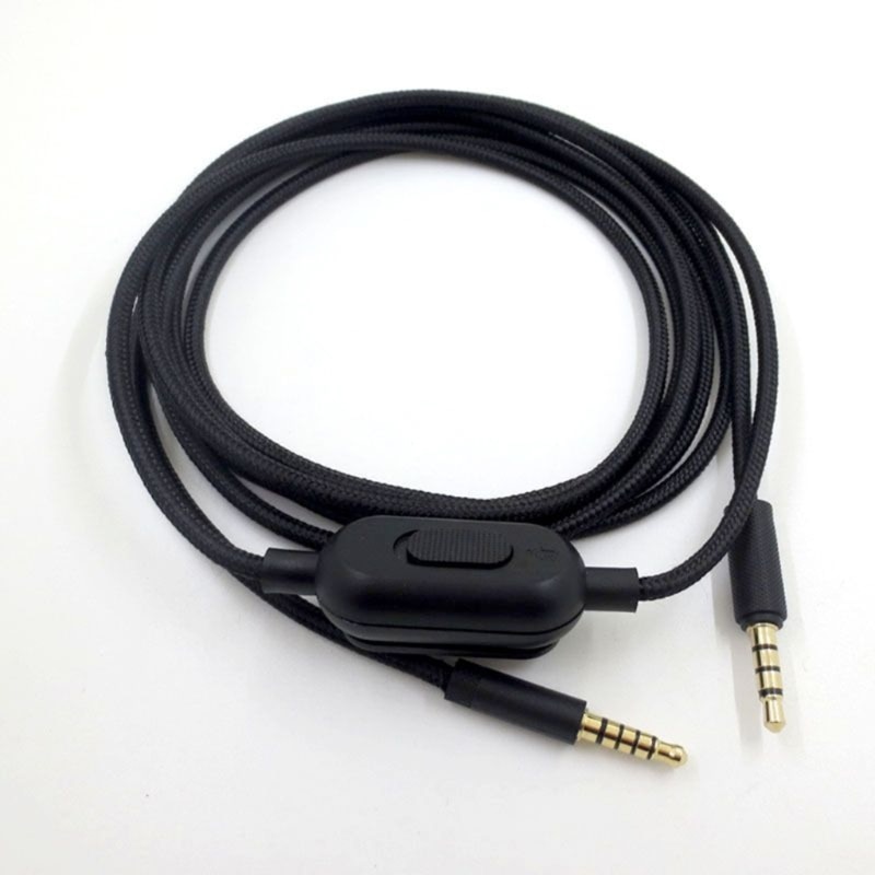 QX2B 3.5mm Jack Headphone Cable for Logitech GPRO X G233 G433 G633 G933 A10 A40