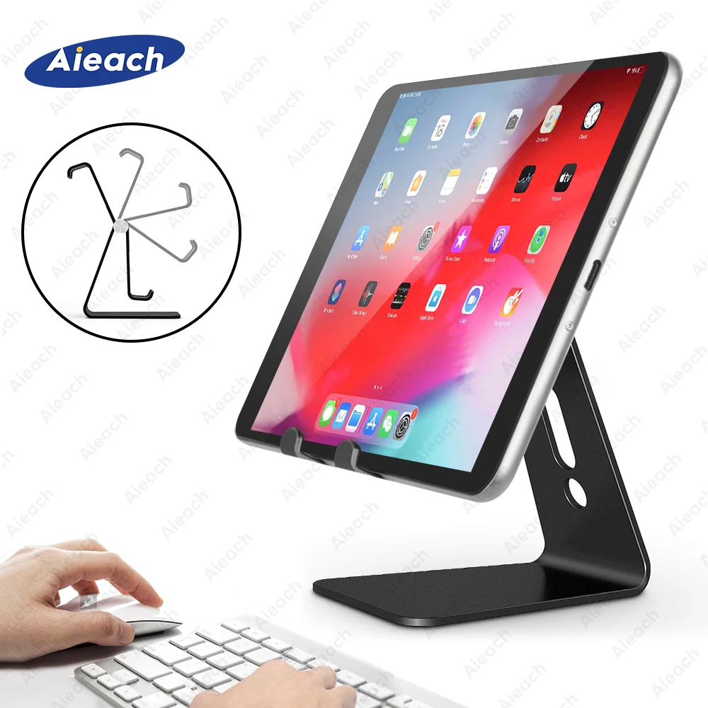 Universal Phone Tablet Desktop Stand For iPad 7.9 9.7 10.5 11 inch Metal Rotation Tablet Holder For