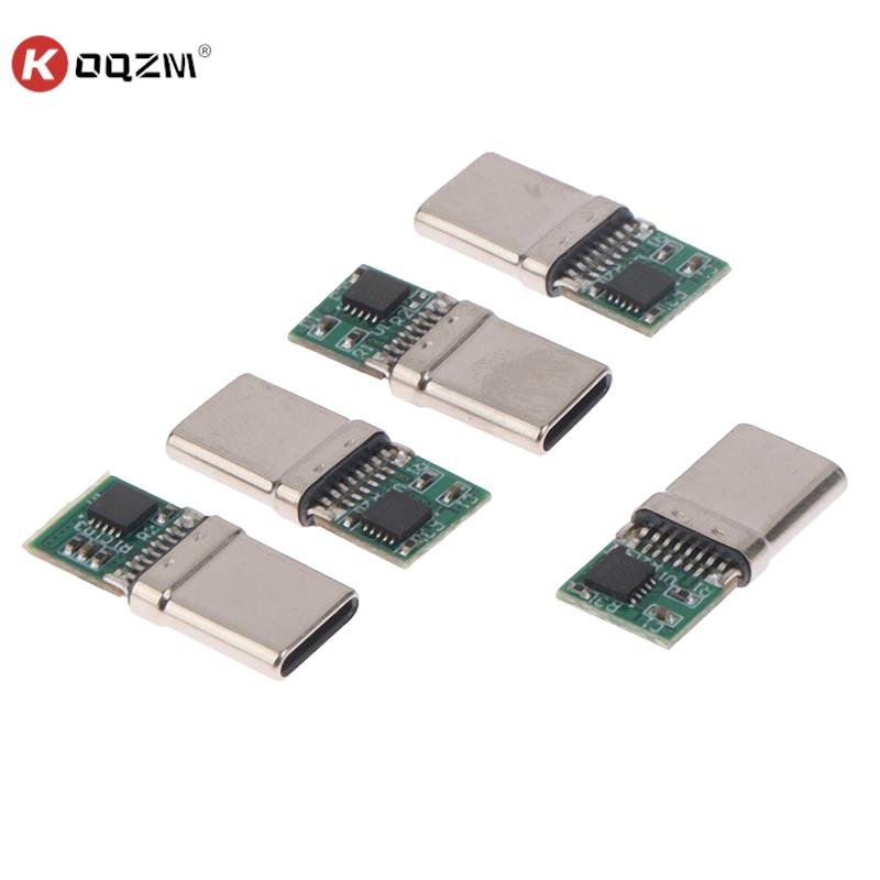 PD/QC Decoy Board Fast Charge Decoy Module PD 2 3.0 DC Trigger Cable USB Type-C Male Plug QC4 Charge Connector 5V 9V 12V 15V 20V