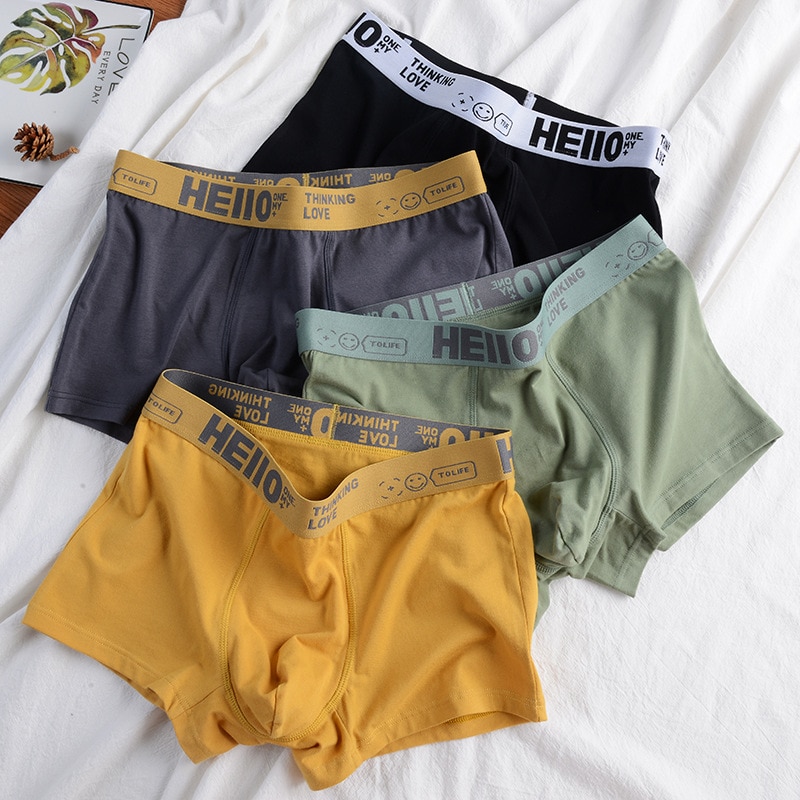 Boxers Men Underwear Cotton Sexy Men's Boxer Shorts Panties Breathable U Convex Underpants Male Plus Size L-7XL