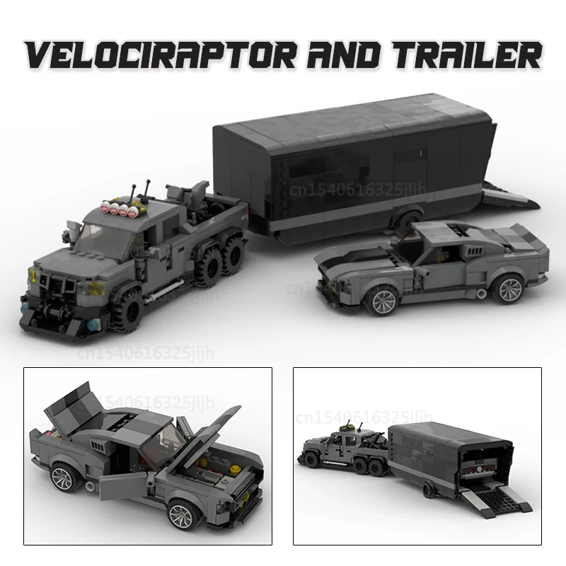 MOC Building Block Super Sports Car Champion Raptor Classic GT500 Vehicle Model Technology Bricks