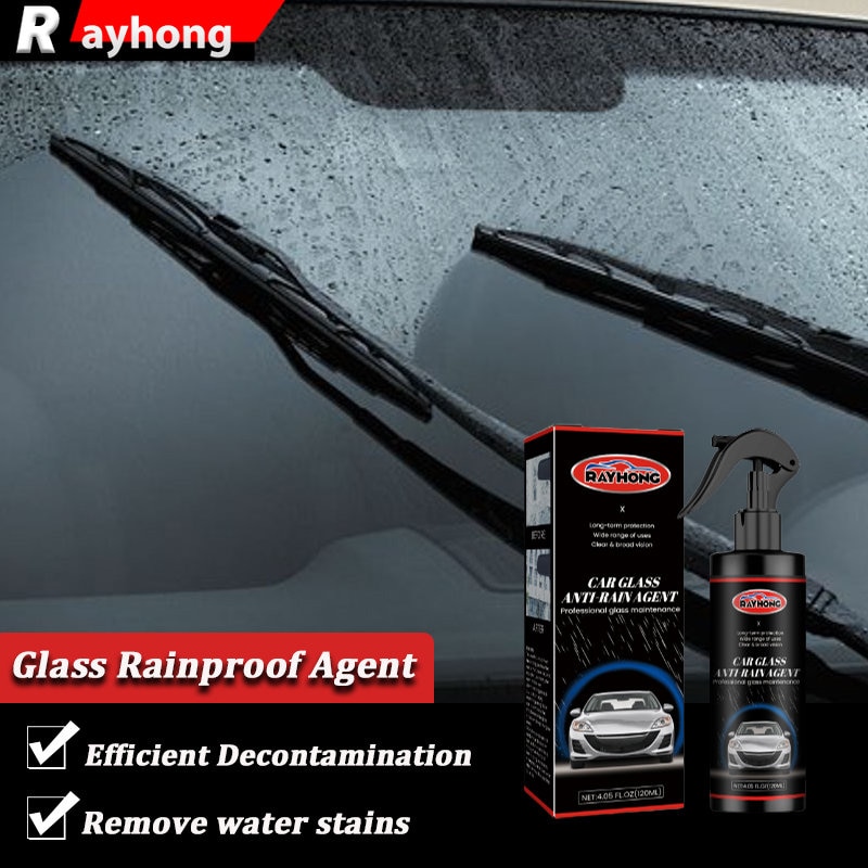 Rayhong High Quality Anti-Rain For Car Glass Waterproof Auto Rain Agent For Car Glass 120ML Auto Rain Agent Spray
