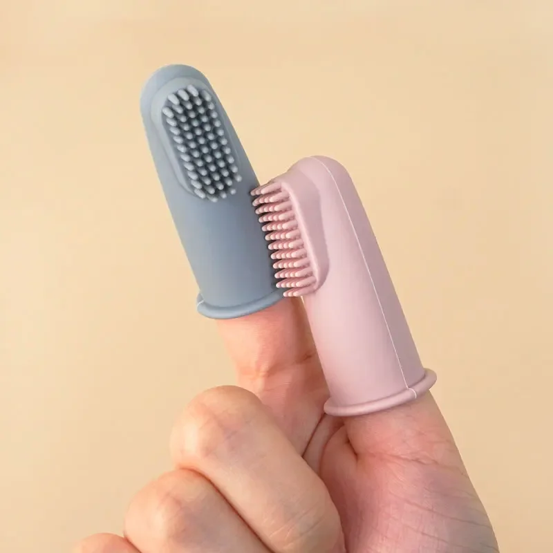 Children's Teeth Oral Care Cleaning Brush Baby Health Finger Toothbrush New Born Baby Items Travel