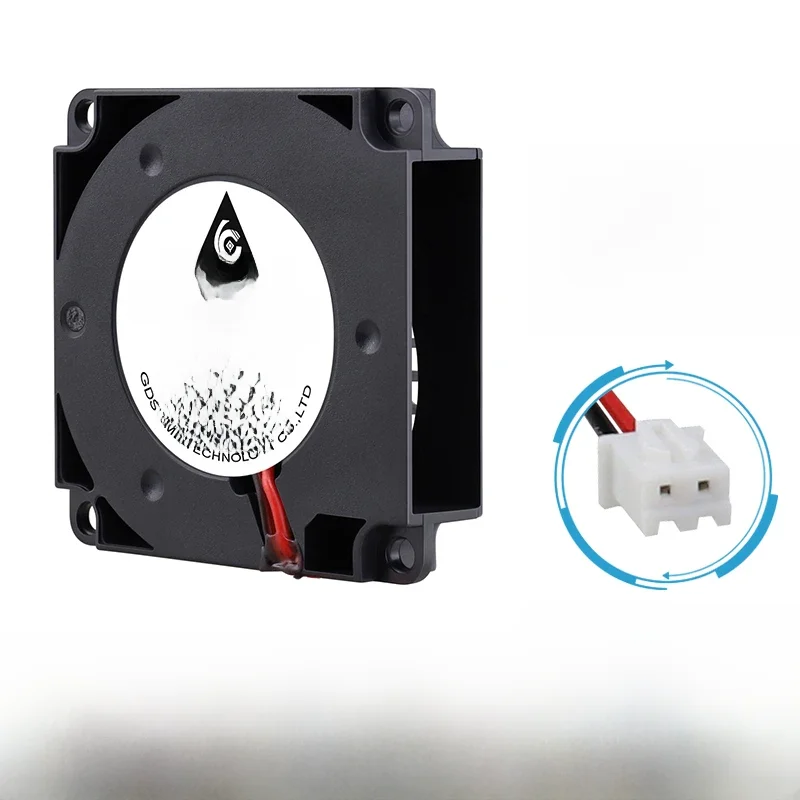 Gdstime 2Pcs 40mm 24V 3D Printer Fan 40x10MM Dual Ball Turbo Blower 12000RPM High Speed Cooler 4010