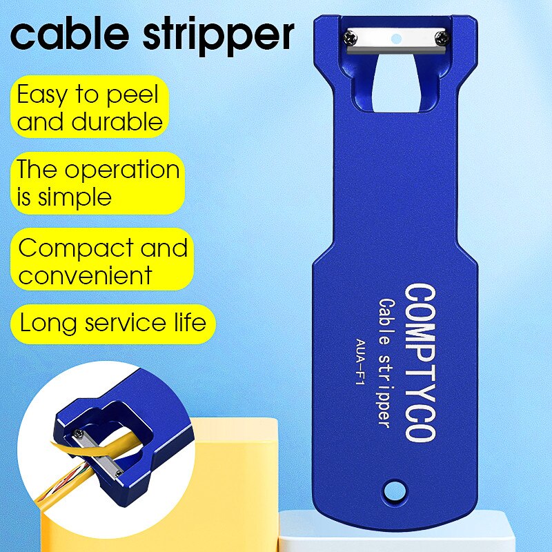 Optical Fiber Tool Longitudinal Stripper AUA-F1 Cable Jacket Slitter 8.5mm 10.4mm 14mm Cable Sheath Cutter Slitter Free shipping