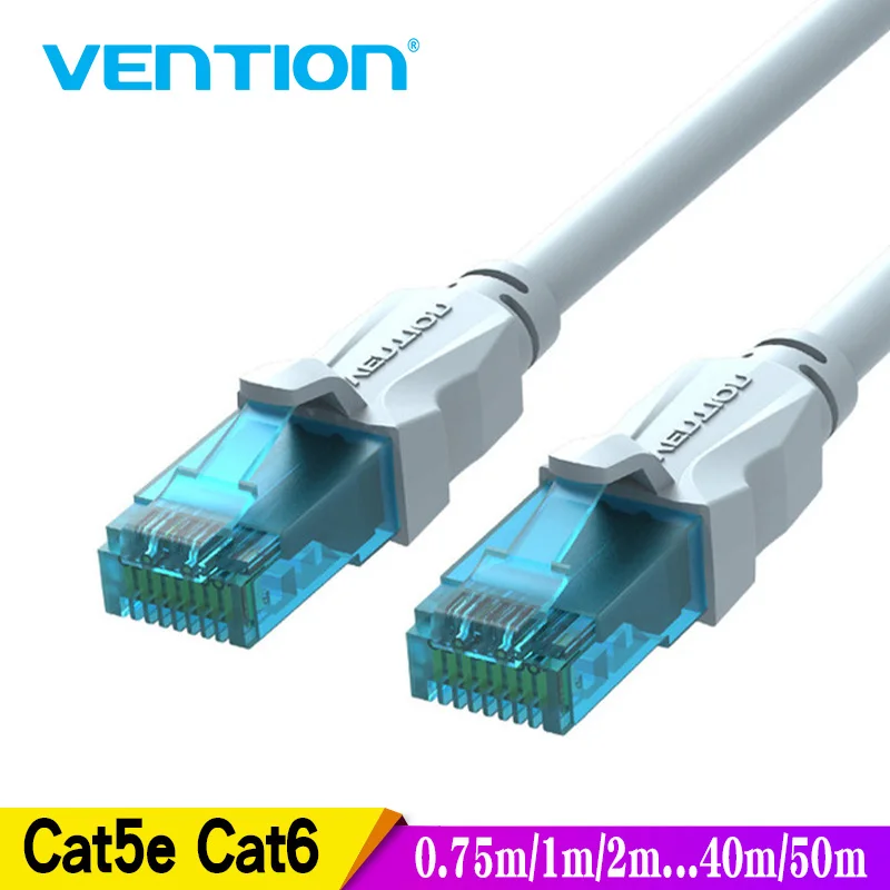 Vention Ethernet Cable Cat5e Lan Cable UTP CAT 6 RJ 45 Network Cable 5M/10m/20m/40m Patch Cord for