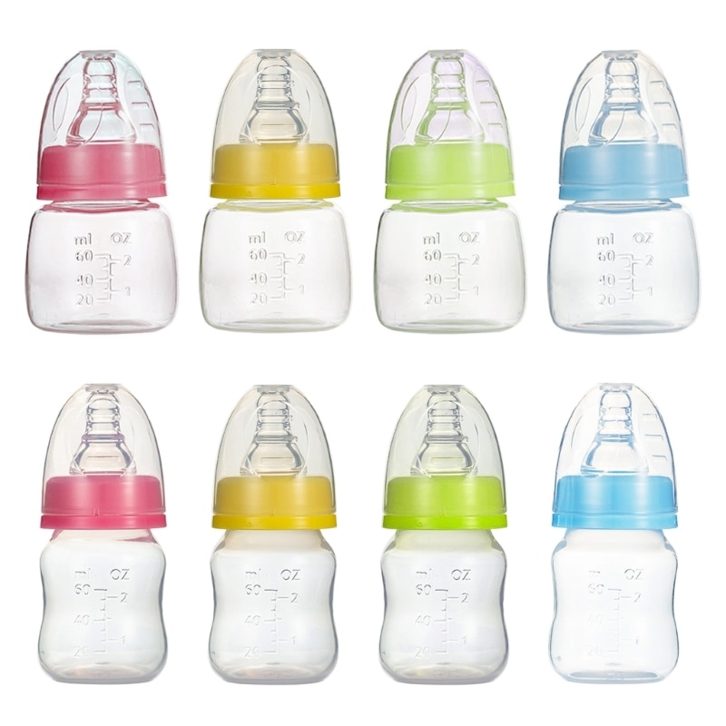 Portable Baby Bottle Baby Feeding Nursing Bottle Nipple Care Feeder Bottle PP- BX0D