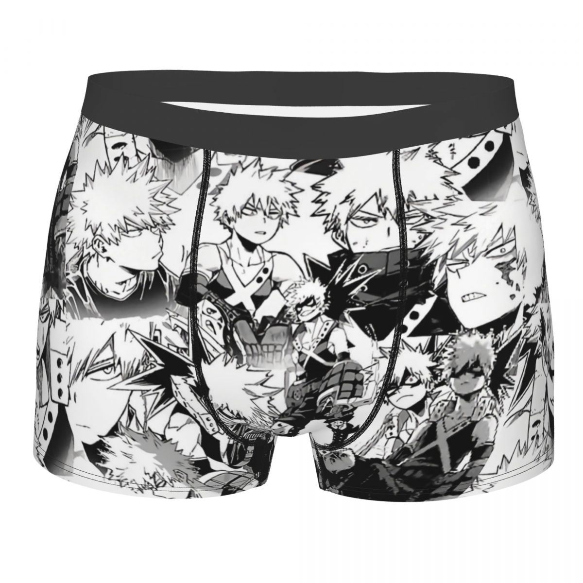 Bakugou Katsuki Collage My Hero Academia Underpants Breathbale Panties Male Underwear Sexy Shorts Boxer Briefs