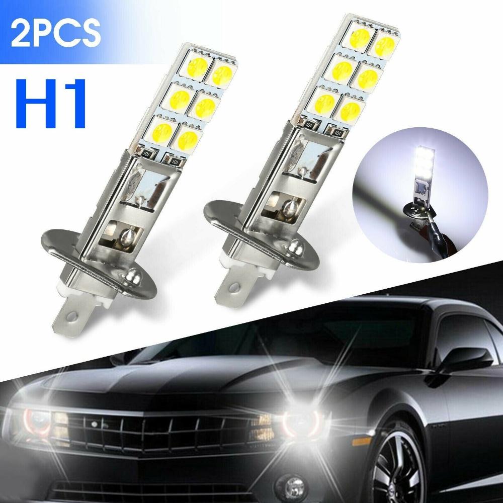 2Pcs/Set Super White Car Light Beam Super Bright H1 55W LED DRL Car Fog Light Turn Signals Headlight Driving Fog Bulb