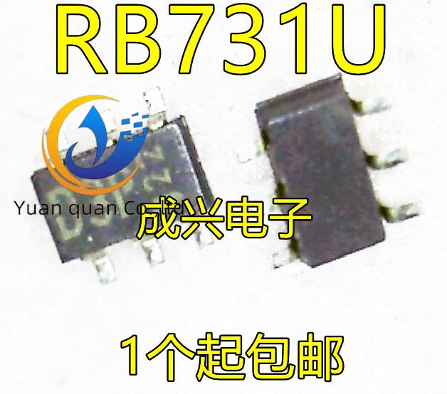 30pcs original new RB731U T108 screen printed D3P SOT23-6 Schottky diode