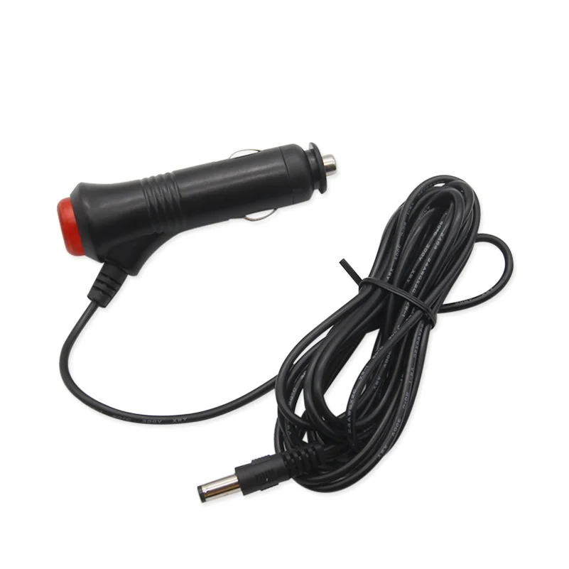 12V 24V Car Cigarette Lighter DC 2.1 x 5.5 mm Plug Charger Power Cable Universal For Car GPS Monitor