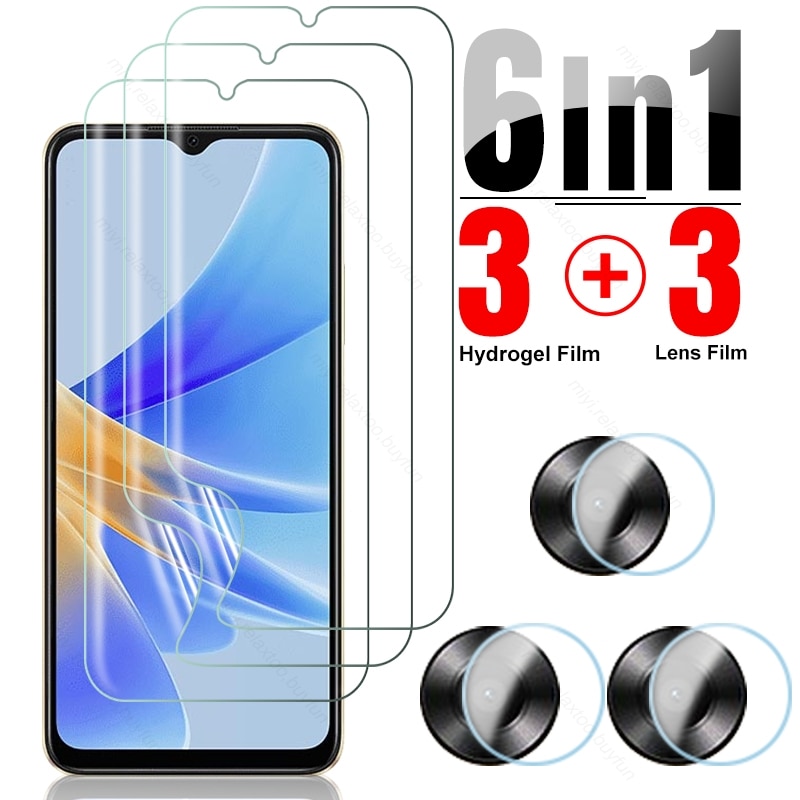 6To2 Soft Hydrogel Film for Oppo A17k A17 4G Screen Protector Not Glass Opo Orro A 17 k 17k Camera Glass On Oppoa17 Oppoa17k 4G