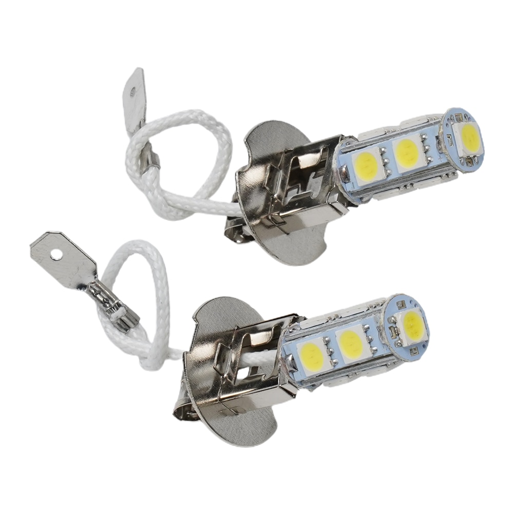 2 PCS H3 LED Bulb 12V Car Light Fog Day Driving Lamp Flashlight Torches Bulbs High Quality Bright Car Lighting Accessories