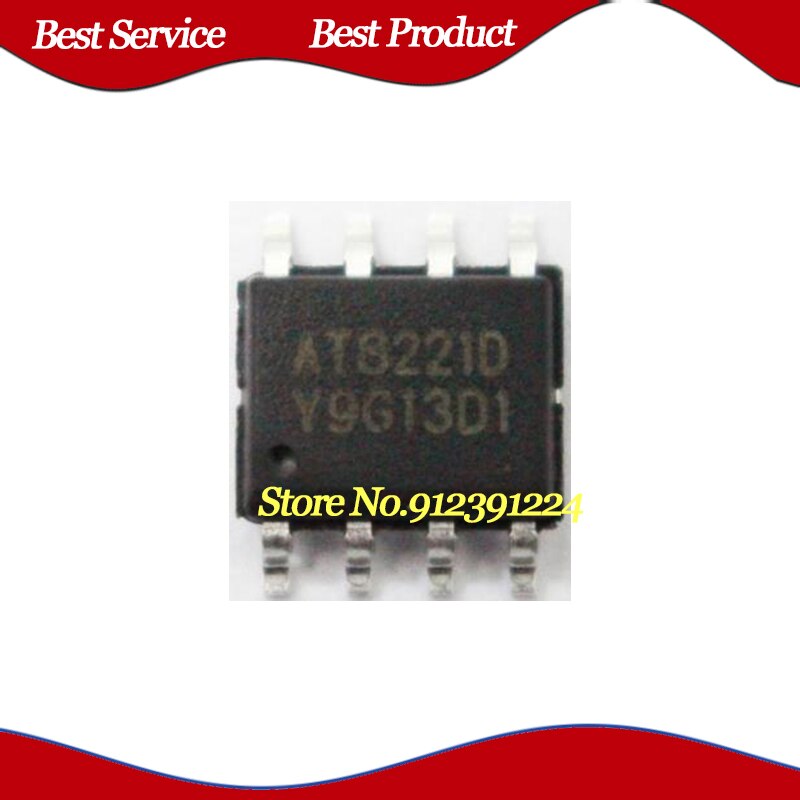 10 Pcs AT8221D SOP8 New and Original In Stock