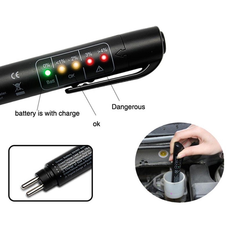 New 100% High Quality Brake Fluid Tester Car Brake Fluid Digital Tester Suitable for Determining Brake Fluid Drect Sell